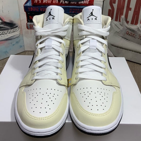 Nike Air Jordan 1 Mid Coconut Milk Women’s Size 10 Available - BQ6472-121 - Picture 4 of 11